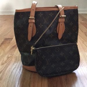 Louis Vuitton petit bucket bag